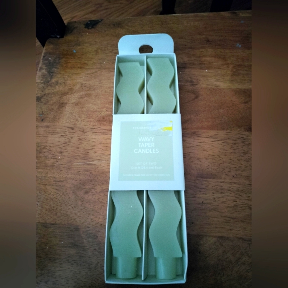 Wavy Taper Candles